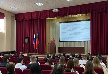 Встреча студентов  с Победителем конкурса управленцев «Лидеры России»
