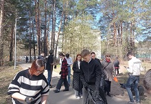 Субботник в колледже