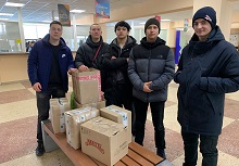 Сбор макулатуры студентами и педагогами колледжа