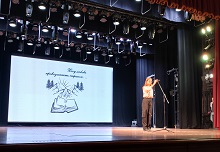 Участие  в Литературном конкурсе чтецов «Хочу любовь провозгласить страною»