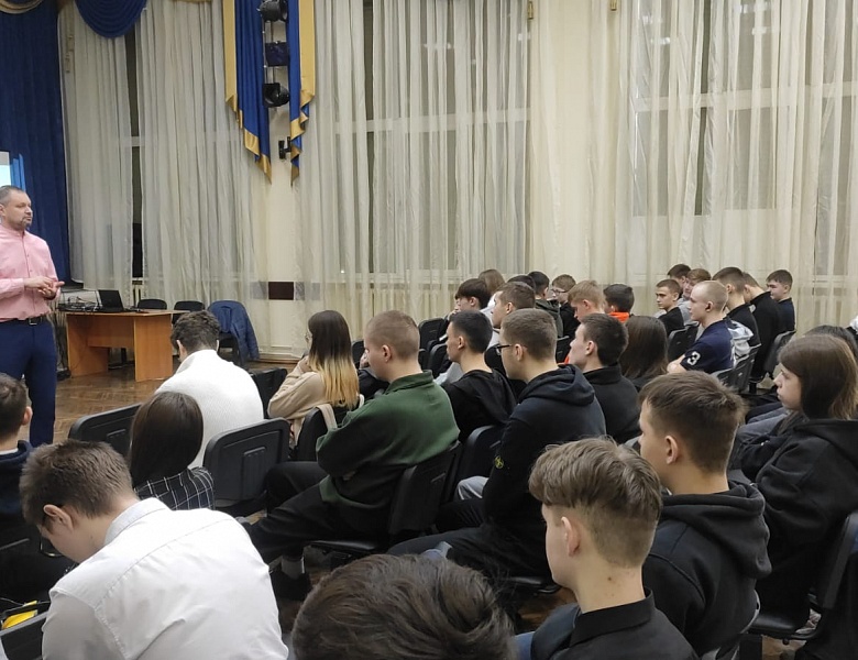 Встреча студентов с представителем организации «Здоровья Россия - Общее дело» Кропотовым Д.А.