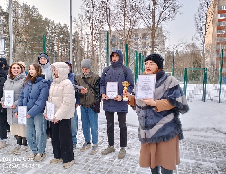 Поздравление победителей в зональных соревнованиях по РТ