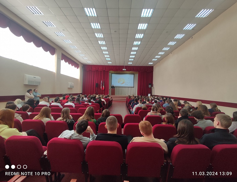 Встреча студентов выпускных групп с офицером войсковой части 40274 Свердловской области