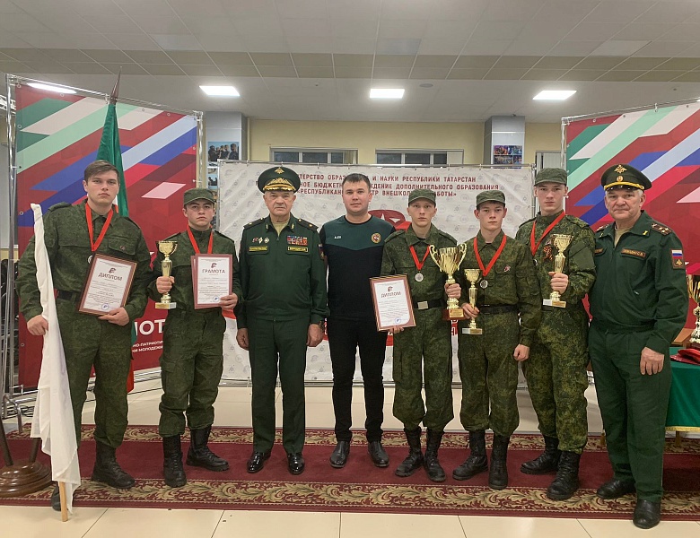 Победа в военно-прикладном многоборье среди студентов СПО РТ
