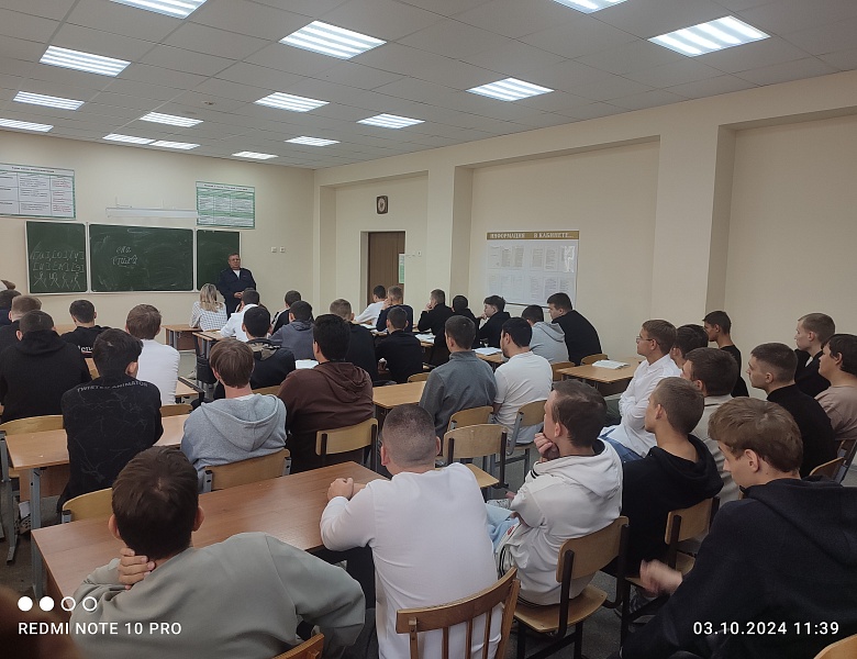 Встреча студентов с заместителем начальника отдела Госавтоинспекции г.Казани