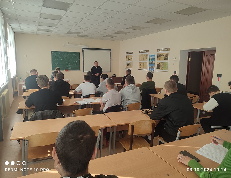 Встреча студентов с заместителем начальника отдела Госавтоинспекции г.Казани