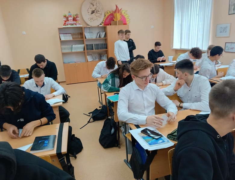  Участие студентов в акции «Письмо солдату»