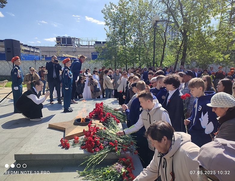 Участие студентов колледжа в Памятной встрече у мемориала "Героев посёлка Дербышки"