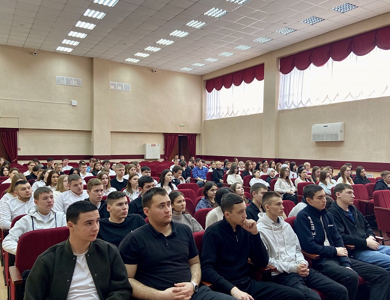 Встреча студентов  с Победителем конкурса управленцев «Лидеры России»