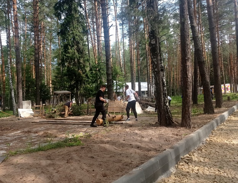 Участие волонтерского отряда «МастерОК» в подготовке к сезону летнего отдыха