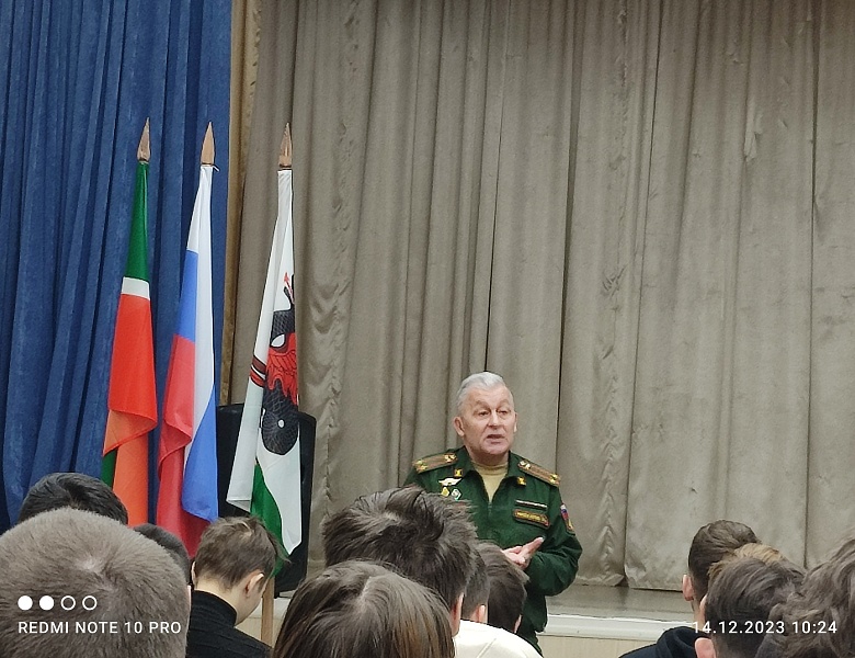 Профориентационная встреча студентов с представителями Военной академии воздушно-космической обороны