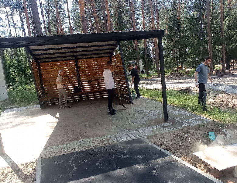 Участие волонтерского отряда «МастерОК» в подготовке к сезону летнего отдыха
