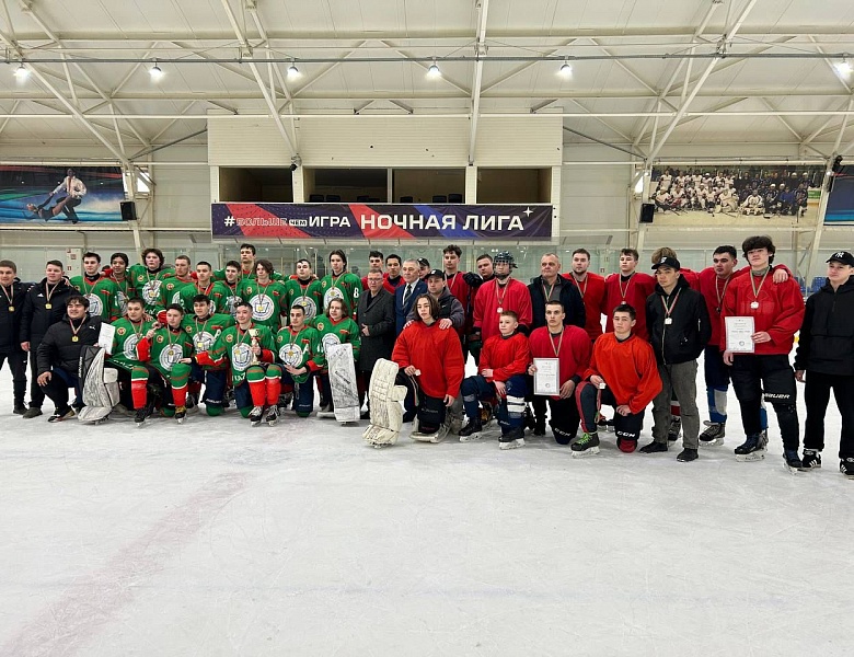 Победа в чемпионате студенческой лиги по хоккею с шайбой Республики Татарстан среди мужских сборных команд ПОО