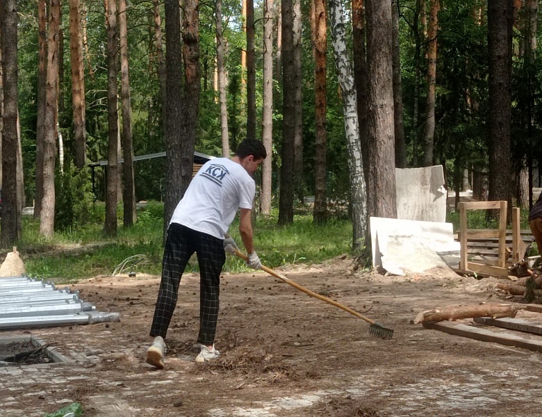 Участие волонтерского отряда «МастерОК» в подготовке к сезону летнего отдыха