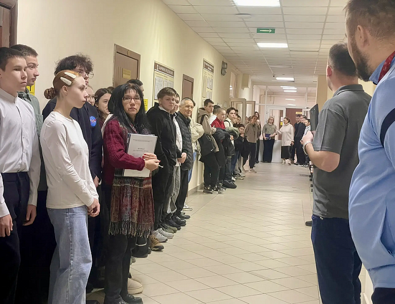 Плановая учебная эвакуация в колледже