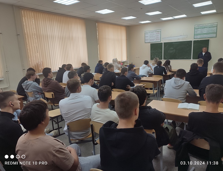 Встреча студентов с заместителем начальника отдела Госавтоинспекции г.Казани