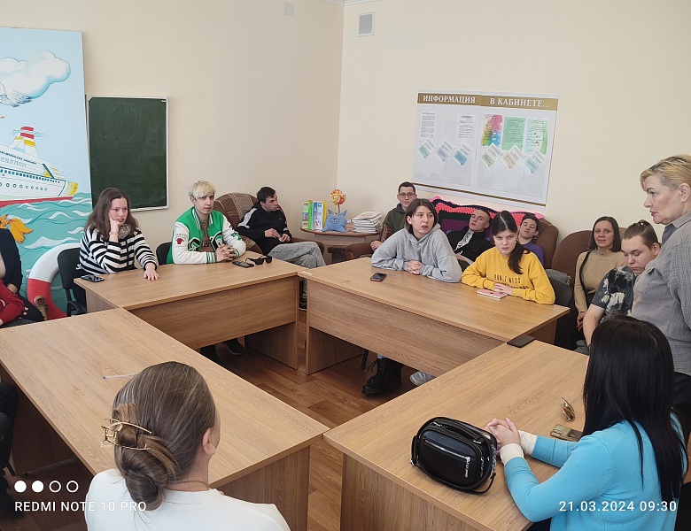 Встреча студентов колледжа с командой центра «Добрая Казань»