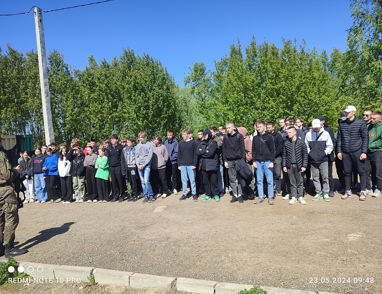 Участие студентов колледжа в учебных стрельбах