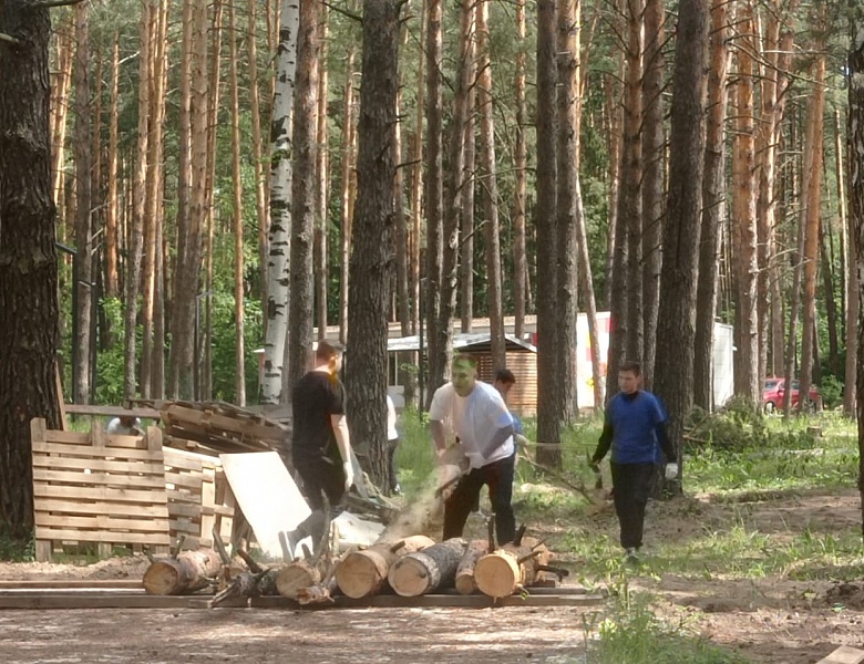 Участие волонтерского отряда «МастерОК» в подготовке к сезону летнего отдыха